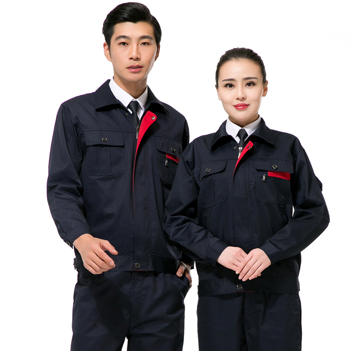 秋冬工作服定做，滌棉面料